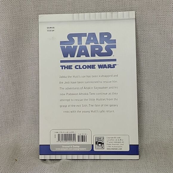 Star Wars The Clone War paperback books VHS movie, hot wheels car - Picture 5 of 15